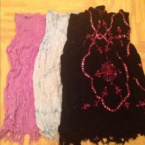 LOT of 4 swim cover-ups